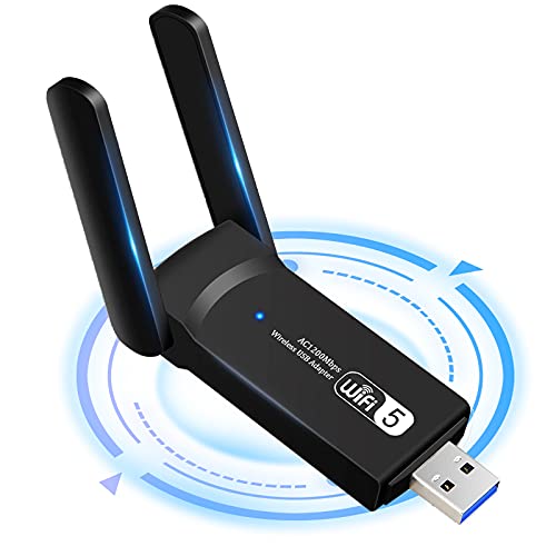 Amazon | Aigital wifi 無線LAN 子機 867mbps+300mbps 2.4/5GHz